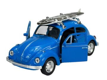 WELLY VW VOLKSWAGEN BEETLE s daskom, plavi 1:34 42343