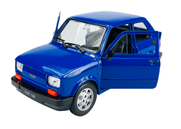 WELLY FIAT 126p plavi 1:21 24066