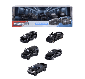 Majorette Black Edition 5-pak 1:64 8502005000