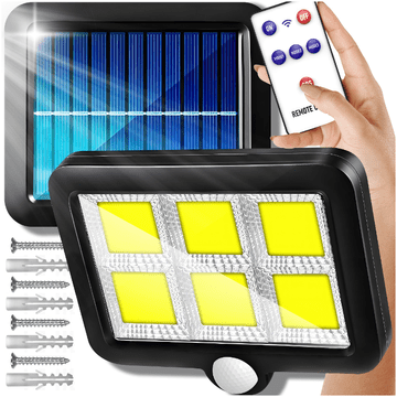 Solarna led lampa za vrt i ulicu sa senzorom pokreta i sumraka, xxl