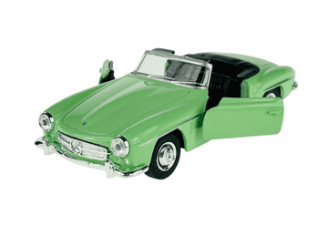WELLY OLD TIMER 1955 MERCEDES-BENZ 190SL zeleni, bez krova 1:34 42311