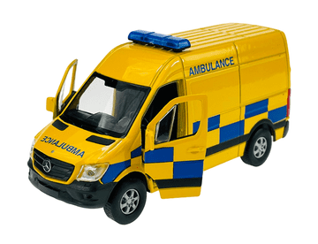 WELLY Mercedes-Benz Sprinter panel van karetka žuta 1:34 43730