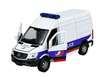 WELLY Mercedes-Benz Sprinter pločasti dostavni kombi francuska policija 1:34 43730