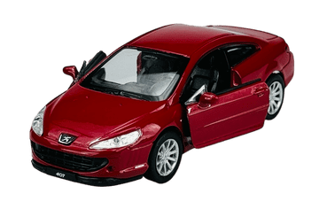 WELLY PEUGEOT 407 Coupe crveni 1:34 42368
