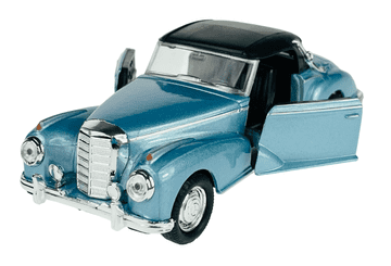 WELLY OLD TIMER 1955 MERCEDES-BENZ 300S plavi s krovom 1:34 42341