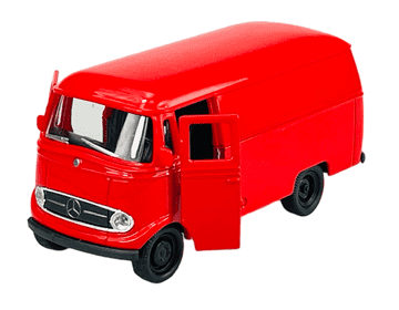 WELLY OLD TIMER MERCEDES-BENZ L319 crveni 1:34 43755