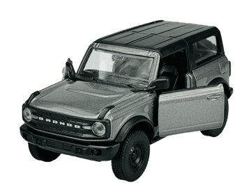 WELLY 2023 Ford Bronco srebrni 1:34 43840
