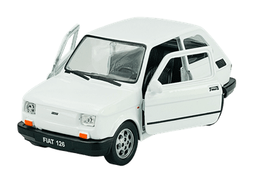 WELLY FIAT 126P bijeli 1:34 42372