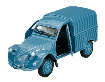 WELLY OLD TIMER CITROEN 2CV FOURGONNETTE plavi 1:34 43769