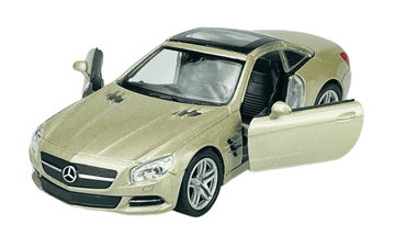 WELLY 2012 Mercedes-Benz SL 500 s krovom, zlatna, 1:34 43662