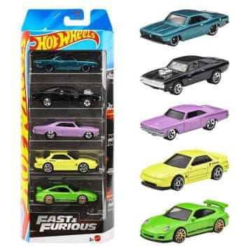HOT WHEELS Fast and Furious 5-pak JDR19