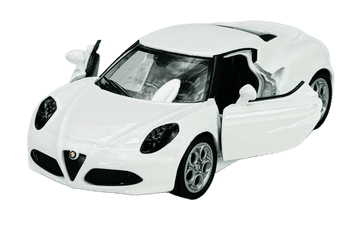 WELLY ALFA ROMEO 4C bijeli 1:34 43676