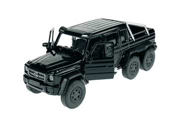 WELLY Mercedes-Benz G 63 AMG 6x6, crni, 1:34, 43704