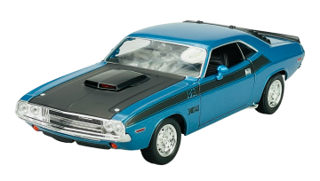 WELLY 1970 DODGE CHALLENGER T/A plavi 1:24 24029