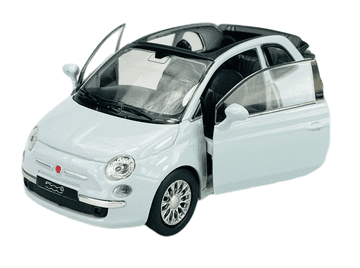 WELLY 2010 FIAT 500C plavi 1:34 43612