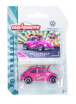 MAJORETTE VW Volkswagen Buba ružičasta sa žutom daskom 241A-7 1:59
