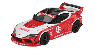 33 MINI GT 2025 TOYOTA GR SUPRA LB-WORKS #1103 CRVENA 1:64 MGT01103-BL (BLISTER)