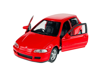 WELLY 1992 Honda Civic V crveni 1:34 43813