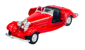 WELLY old timer 1936 Mercedes-Benz 500K crveni bez krova 1:34 98879