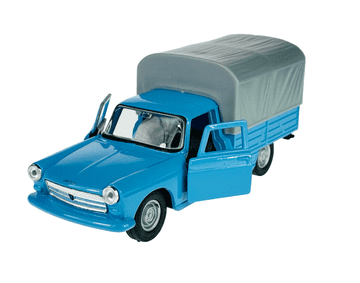 WELLY OLD TIMER 1968 PEUGEOT 404 PICKUP plavi 1:34 43776