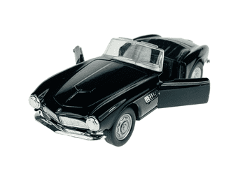 WELLY OLD TIMER BMW 507 crni, bez krova, 1:34 43779