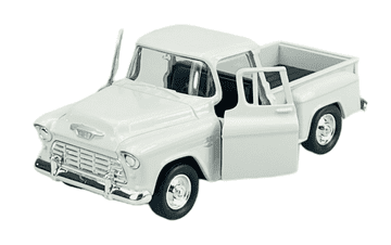 WELLY OLD TIMER 1955 CHEVROLET STEPSIDE PICK UP bijeli 1:34 43749