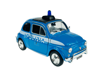 WELLY FIAT NUOVA 500 POLIZIA 1:24 22515
