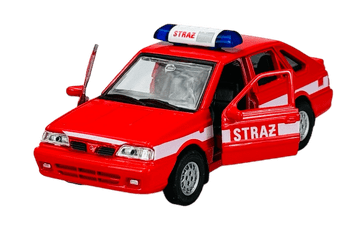 WELLY POLONEZ CARO PLUS vatrogasno vozilo, crvena, 1:34 43613