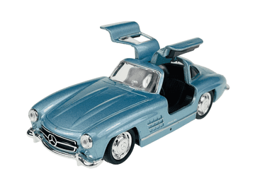 WELLY OLD TIMER MERCEDES-BENZ 300SL GULLWING plavi 1:34 43656