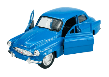 WELLY 1959 SKODA OCTAVIA plava 1:34 43824