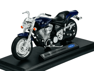 WELLY '02 YAMAHA ROAD STAR WARRIOR 1:18 12156