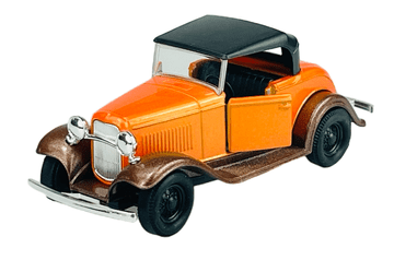 WELLY OLD TIMER FORD MODEL A ROADSTER s krovom, narančast, 1:34 98875