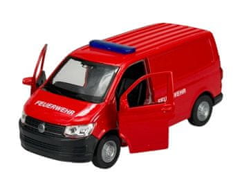 WELLY VW TRANSPORTER T6 VAN FEUERWEHR 1:34 43762