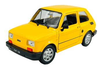 Welli Fiat 126p žuti 1:21 24066