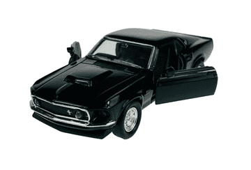 WELLY OLD TIMER 1969 FORD MUSTANG BOSS 429 crni 1:34 43713