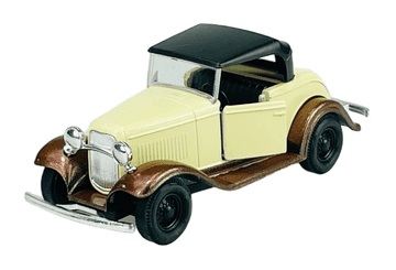WELLY OLD TIMER FORD MODEL A ROADSTER s bež krovom 1:34 98875