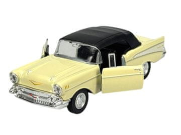 WELLY old timer 1957 Chevrolet Bel Air bež s krovom 1:34 42357
