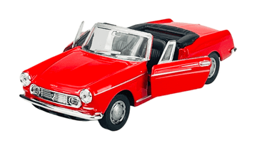 Welly Old Timer Peugeot 404 Cabriolet bez krova, crveni, 1:34, 43604