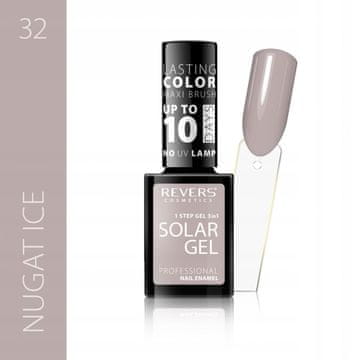 REVERS Revers Solar Gel lak za nokte 12 ml br. 32 srebrno-sivi efekt gela