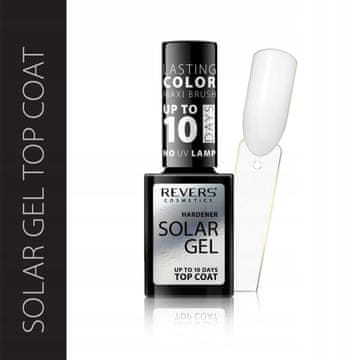 REVERS Revers solar gel top coat utvrđivač za nokte 12 ml, visoki sjaj