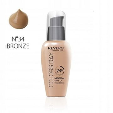 REVERS Revers colors day podkład mineralny 34 bronze 30 ml