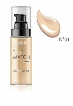 REVERS Revers skin match podkład matujuće-hidratantni 01, jako prekrivanje 30 ml