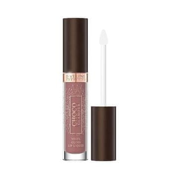 Eveline Cosmetics Eveline Choco Glamour vinyl sjajilo za usne 03 Toffee Chocolate 4,5 ml
