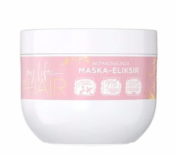 Eveline Cosmetics Eveline My Life My Hair jačajuća maska za kosu 300 ml