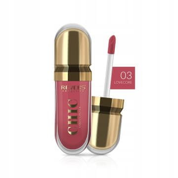 REVERS Revers chic tekući ruž za usne br. 3 lovecore, ružičasta boja, 7,5 ml