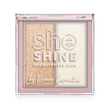 REVERS Revers she shine duo rozświetlacza #2 afterglow, 7,2 g