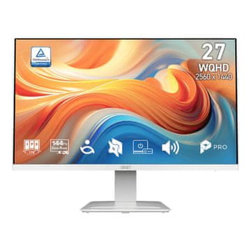 Zaslon PRO MP273QW E14 / 27" (68.8 cm) / 144Hz / 4ms (GTG) / IPS / bijeli