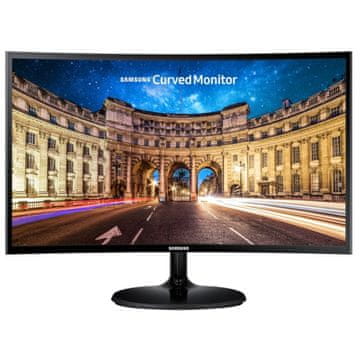 Zaslon CF390 C24F390FHR 61 cm (24") / 1920x1080 / VA / 60 Hz / 4 ms / crni / zakrivljen (1800R)