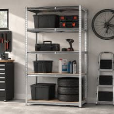 Linder Exclusiv Metalna polica 180x90x40 cm 5 polica