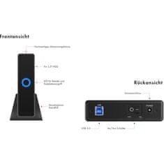 IcyBox IB-377U3 vanjsko kućište za 3,5-inć SATA tvrdi disk USB 3.0